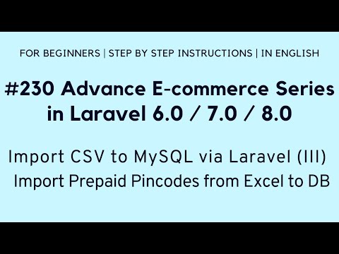 172 Make E com Website in Laravel 6 | Export Products Excel with Headings | Maatwebsite 3 1