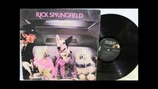 Dont Talk To Strangers , Rick Springfield , 1982 Vinyl