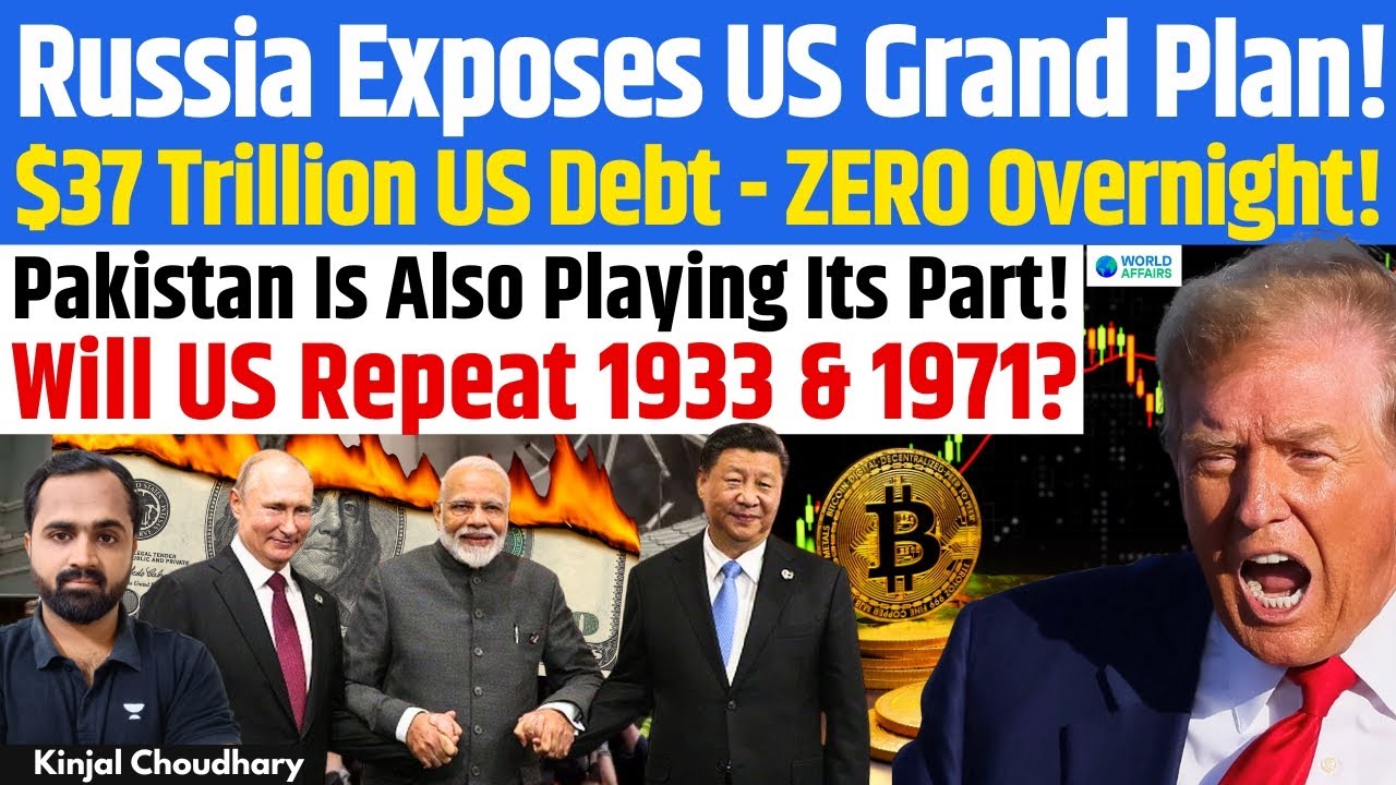 US To Offload $37T Debt in Crypto & Make World Pay! Putin Warns Of Trump's Great Dollar Scam! Kinjal