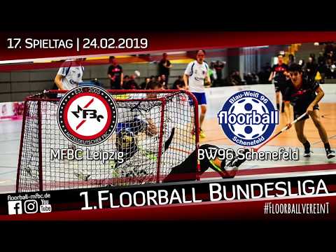 HL: MFBC Leipzig - BW96 Schenefeld / 10:6 / 17.Spieltag / 1. Floorball Bundesliga Saison 2018/19