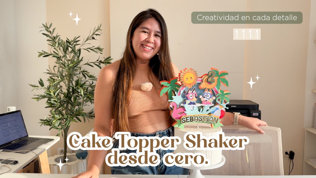 Cake Topper SHAKER, acompáñame a armarlo!!