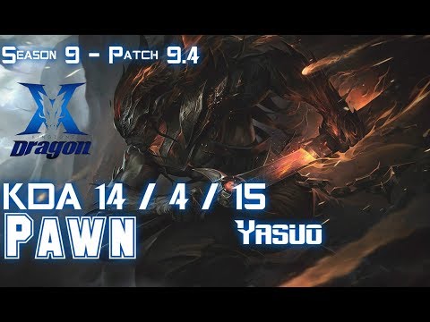 KZ Pawn YASUO vs KLED Mid - Patch 9.4 KR Ranked