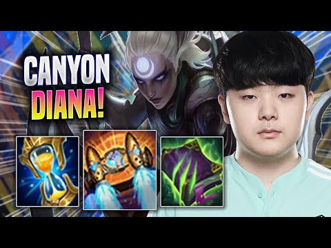 CANYON IS SO GOOD WITH DIANA! - DK Canyon Plays Diana JUNGLE vs Vi! | Season 2022