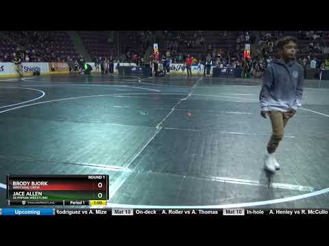 TB 6U 33-35 Brody Bjork Wrecking Crew Vs Jace Allen Olympian Wrestling