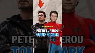 Peter Parker SUPEROU Tony Stark? #homemaranhaumnovodia #spiderman #homemaranha #brandnewday #shorts