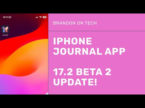 Journal App iOS 17.2 Beta 2 Update!