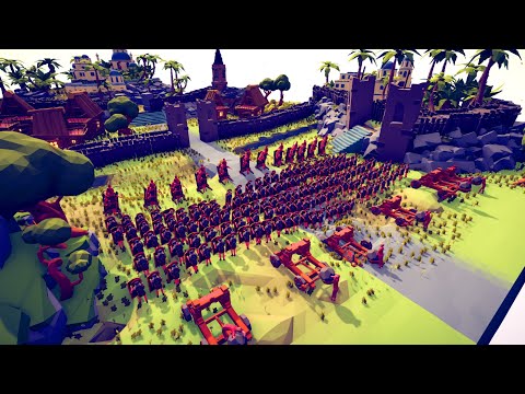 80x GREEK ARMY vs ALL FACTION - Totally Accurate Battle Simulator TABS