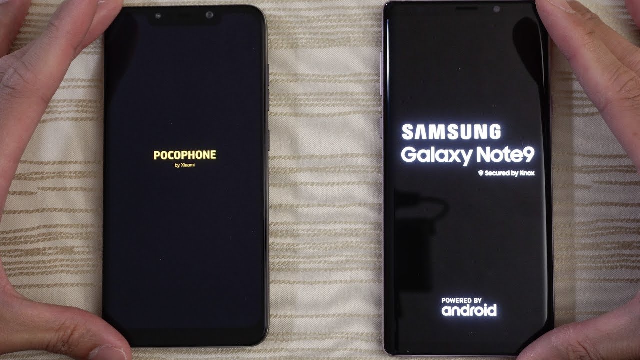 Pocophone F1 vs Galaxy Note 9 - Speed Test!
