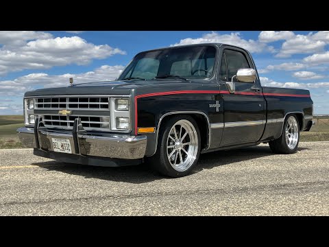 1987 Chevrolet C10 restoration 4/5 drop 6 piston Baer brakes