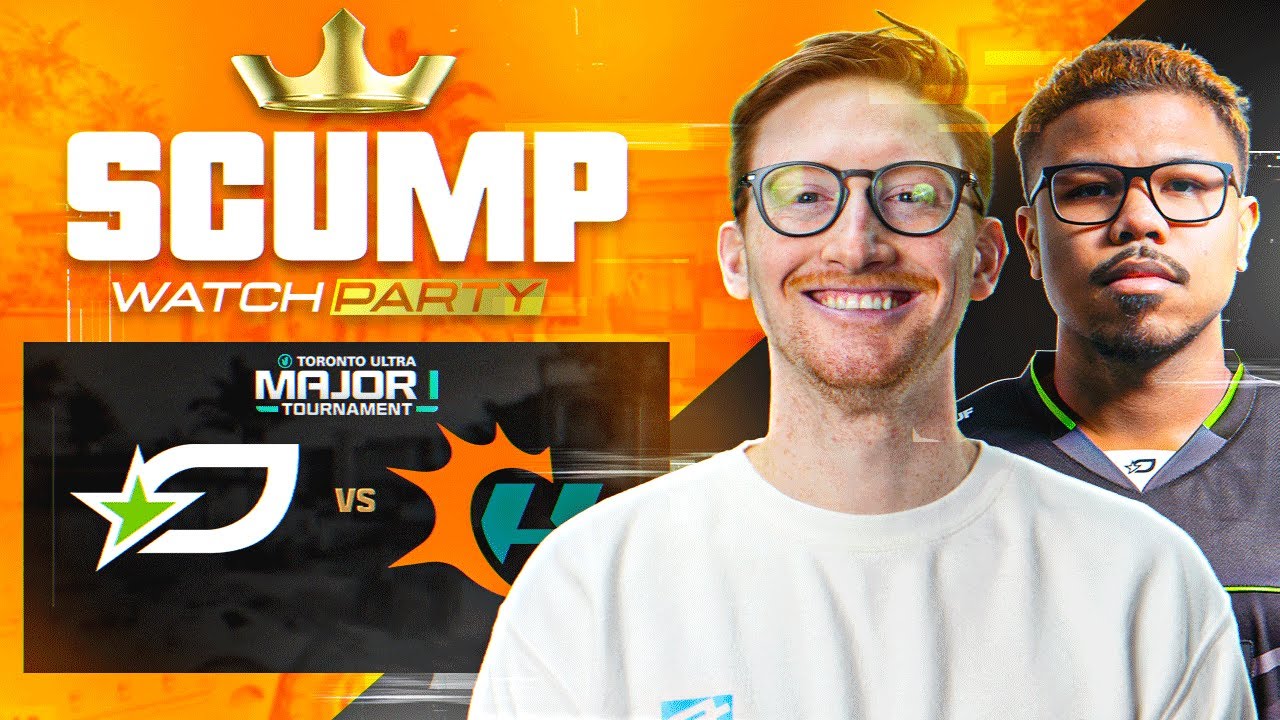 🔴LIVE - SCUMP WATCH PARTY CDL MAJOR 1!! OpTic TEXAS VS MIAMI HERETICS! - Day 1