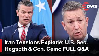 FULL Q&A: U.S. Sec. Hegseth & Gen. Caine on Iran War, Ships, Missiles Strategy & Ceasefire | AC1E