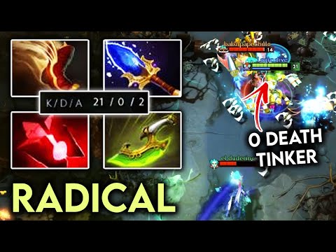 Radical Tinker The Untamed Beast - Fast Plays With No Death Dota 2