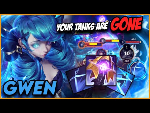 Gwen but I Deleted Tanks In 2sec | Challenger Gwen Gameplay - WildRift