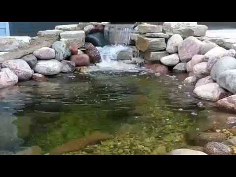 How To Build A Pond In Your Backyard Using Stone And River Rock.