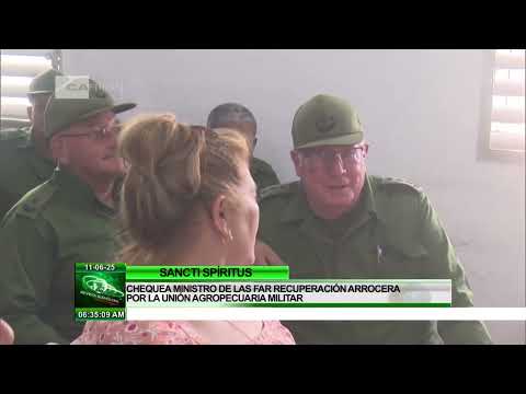 Cuba: Programa de producción de arroz en La Sierpe