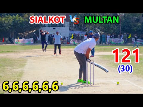 Lahore VS Multan | Best Match 2024 Ahsan Chitta VS Achi Butt VS Chota Vicky | 121 Runs Need 5 Overs