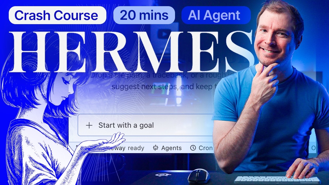 Hermes Agent - Crash Course for Beginners (AI Agent)