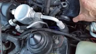 Trick to changing the passenger side spark plugs on a 1992 Camaro Z28