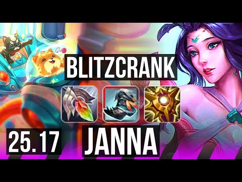 BLITZCRANK & Kai'Sa vs JANNA & Ezreal (SUP) | EUW Challenger | 25.17
