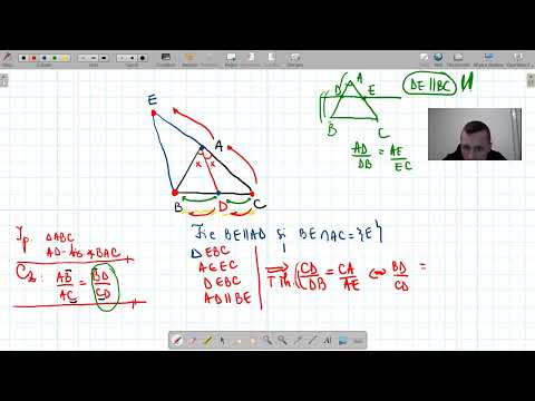 Teorema bisectoarei, clasa a Vll-a. Enunț și Demonstrație !!!