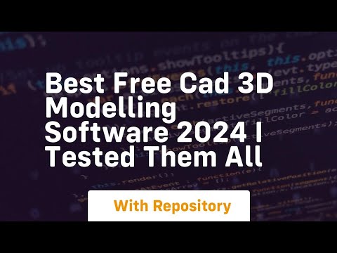 Best free cad 3d modelling software 2024 i tested them all