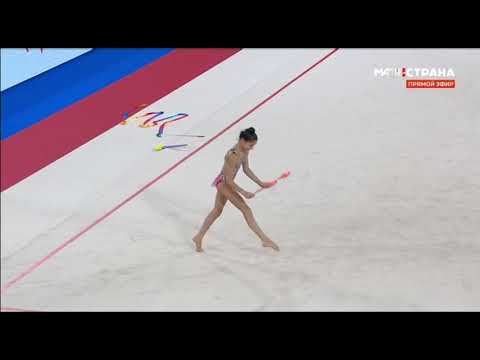 Sofia Raffaeli Clubs Q   Junior World Championship Moscow 2019