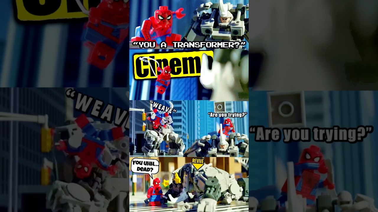 I VOICED THIS LEGO TASM 2 SPIDEY CINEMA! 🗣️🔥