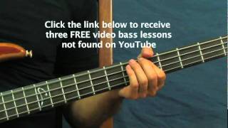 easy bass guitar lesson longview green day