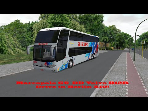 OMSI 2 Showcase Season 1 Episode 3.3 - Marcopolo G6  DD Volvo B12R in Berlin X10! (No Commentary)