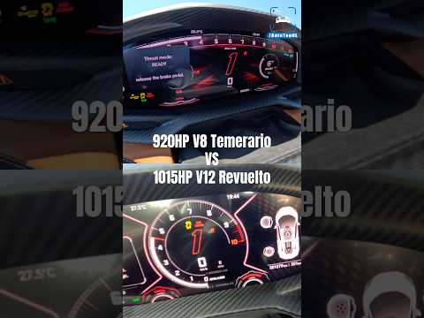 Thumbnail for Lamborghini Revuelto V12 vs V8 Temerario // 0-250 LAUNCH 🚀 by Lamborghini Temerario