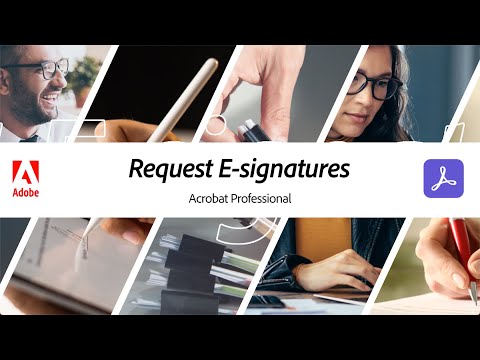 Learn how request a signature from Acrobat Standard or Pro!
