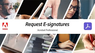 Learn how request a signature from Acrobat Standard or Pro!