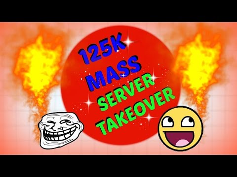 125,000 MASS Agario Server Takeover