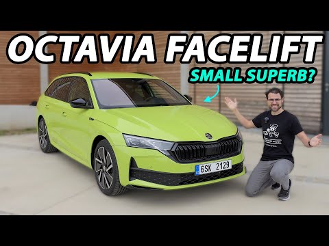 2024 Skoda Octavia facelift driving REVIEW diesel vs petrol - now a small Superb?