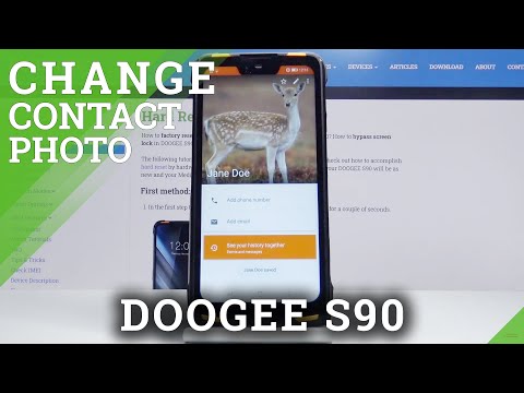 How to Set Up Contact Photo in DOOGEE S90 – Personalize Contact Profile
