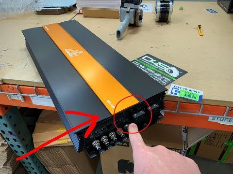 WHY WILL MY BRAND NEW AMP TURN ON BUT NOT PLAY?