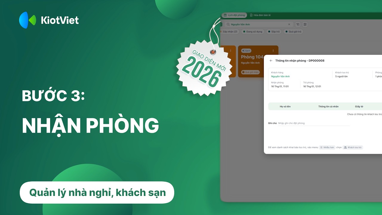 Nhận phòng