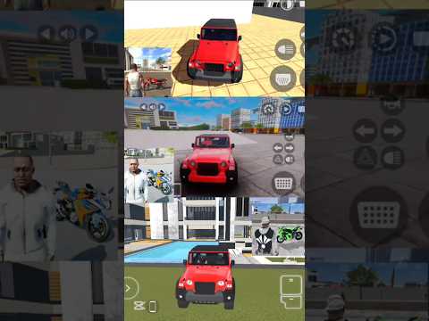 Thar Car Cheat code 👿 Indian bike driving 3D vs Indian bike driving 3D Gtiv vs Indian GT53D #shorts
