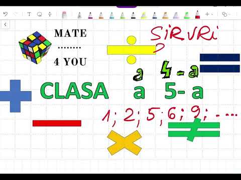 Cls. a IV-a &V-VIII   ȘIRURI (5 exercitii rezolvate +5 propuse )
