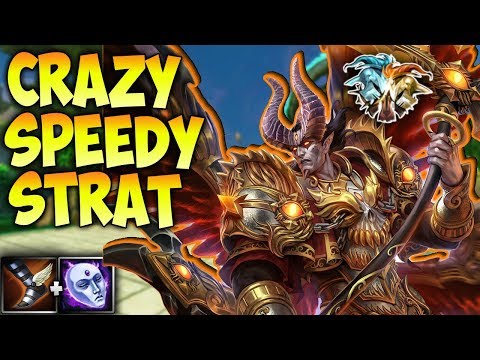 WHY HAVE I NEVER TRIED THIS?! #1 THANATOS TALARIA STRAT! - Masters Ranked Duel - SMITE