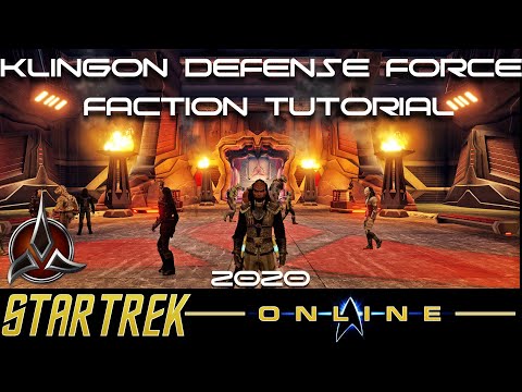 Let's Play Star Trek Online (PC) | Klingon Defense Force Faction Tutorial (2020)