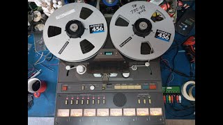 Video thumbnail for Tascam 38 Professional Reel-to-Reel Recorder 8-channel 15ips 1/2" Pro Tape by Angel's Hobies - Music, Windsurfing and More