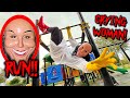 CRYING WOMAN VS PARKOUR POV SHORT HORROR MOVIE Part 25