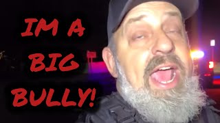 Frauditor BULLIES police officer!!
