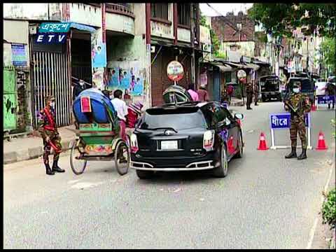 লকডাউনে রাজধানীতে বেড়েছে যানবাহন আর মানুষের চলাচল