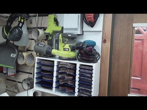the small shed #204 - finishing the sanding station