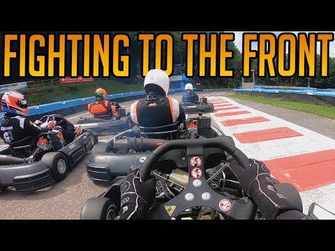 Fighting To The Front at Buckmore Park Kart Circuit
