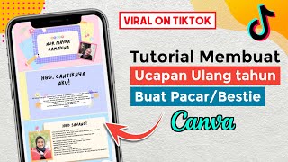 Download lagu How to Create Viral Birthday Greetings on TikTok Using Canva | Aesthetic Birthday Greetings mp3