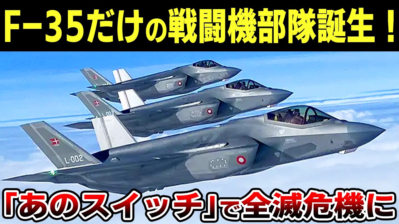 デンマークの「F-35だけの戦闘機部隊」がキルスイッチの餌食に！アメリカが独占するあのシステムとは？【ゆっくり解説】