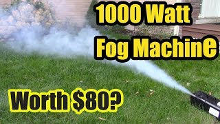 Is this 1000W Fog Machine Worth $80?